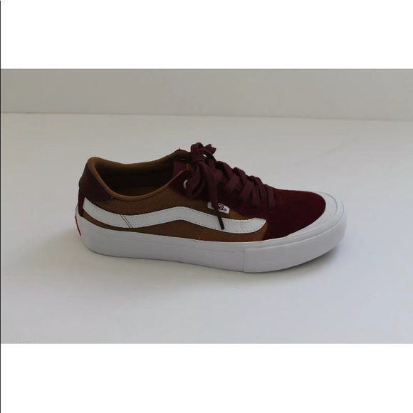 Vans style 112 pro burgundy gold medal  men 7 new - Picture 4 of 8